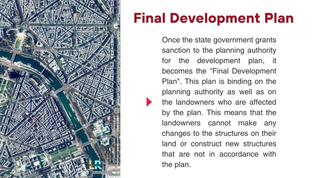 Development Plan MRTP act 1966